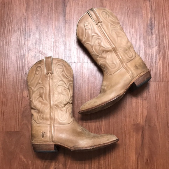 Frye Shoes - Frye leather cowboy boots
